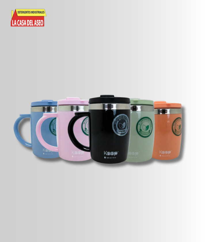 Termo Mug colores keep, 400 ml.