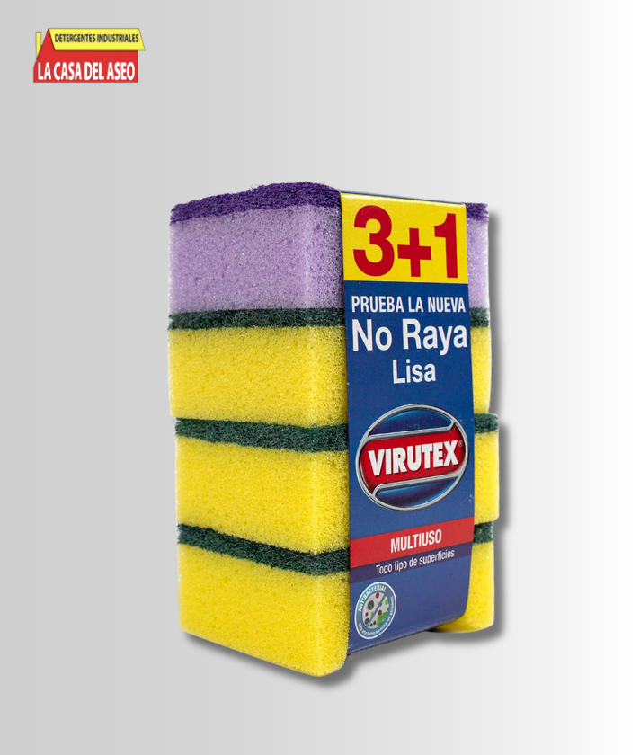 Esponja Clásica Multiuso 3+1